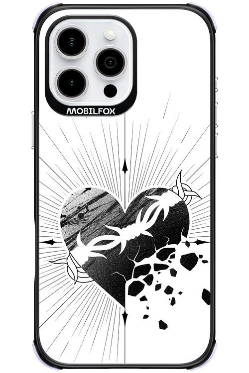 Fekete Szív - Apple iPhone 16 Pro Max