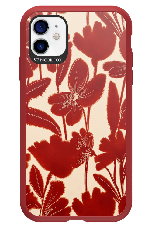 Burgundy Flowers 2.0 - Apple iPhone 11