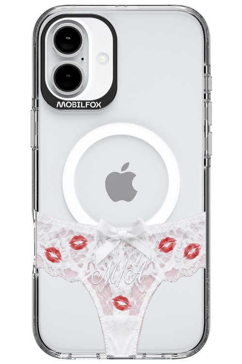 White Panties Transparent 2.0 - Apple iPhone 16 Plus