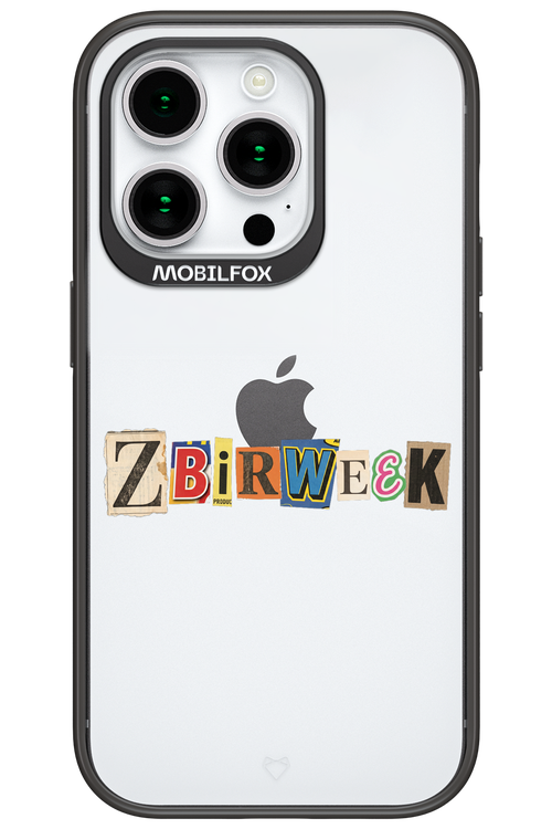 Zbirweek (transparent) 2.0 - Apple iPhone 15 Pro