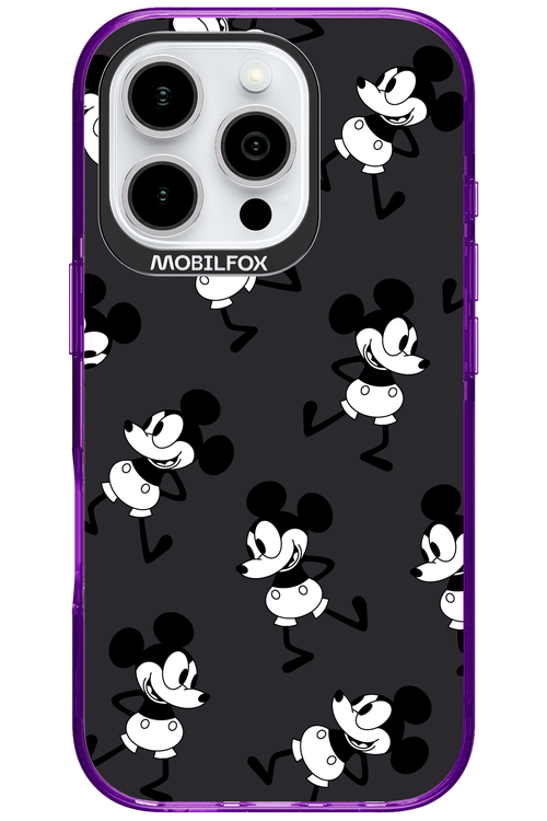 Iconic Mouse (antracite pattern) - Apple iPhone 16 Pro