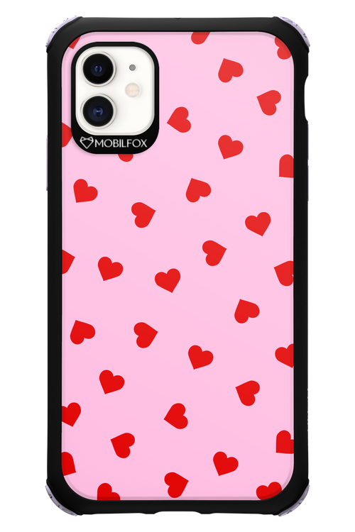 Sprinkle Heart Pink - Apple iPhone 11