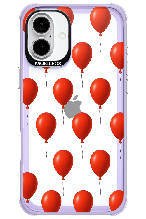 Red Balloons - Apple iPhone 16 Plus
