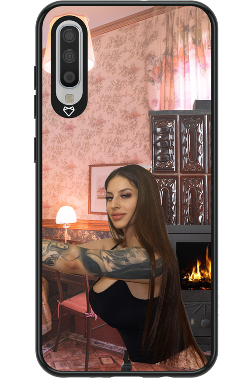 Tattooed Flame - Samsung Galaxy A70