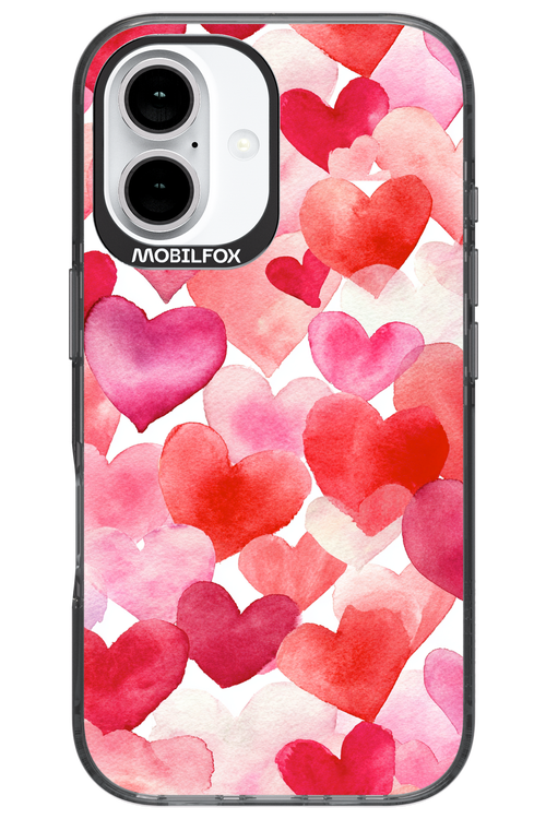 Water Painted Heart 2.0 - Apple iPhone 16