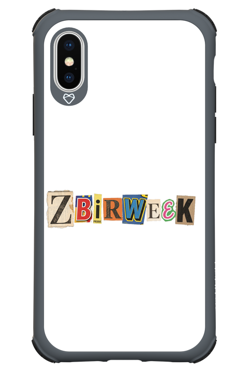 Zbirweek (white) 2.0 - Apple iPhone X