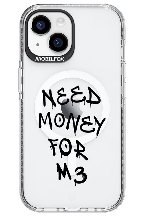 Need M3 Transparent Black - Apple iPhone 15