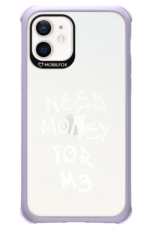 Need M3 Transparent White - Apple iPhone 12