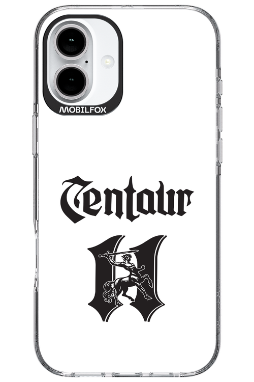 Centaur Logo White 2.0 - Apple iPhone 16 Plus