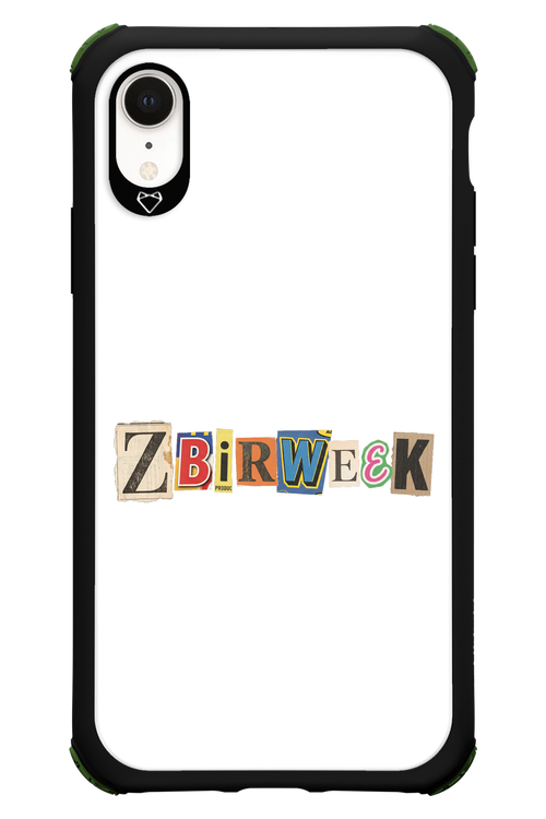 Zbirweek (white) 2.0 - Apple iPhone XR