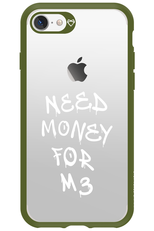 Need M3 Transparent White - Apple iPhone 7