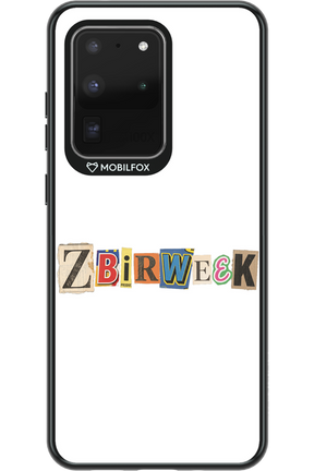 Zbirweek (white) 2.0 - Samsung Galaxy S20 Ultra 5G