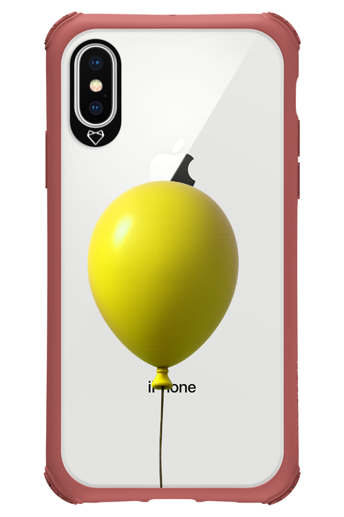 Yellow Balloon - Apple iPhone X