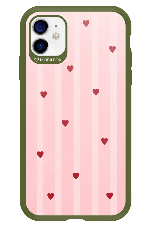 Red Little Hearts 2.0 - Apple iPhone 11