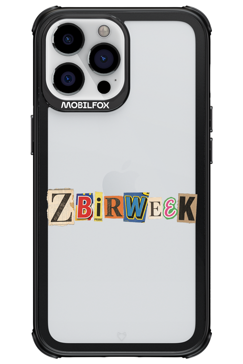 Zbirweek (transparent) 2.0 - Apple iPhone 13 Pro Max