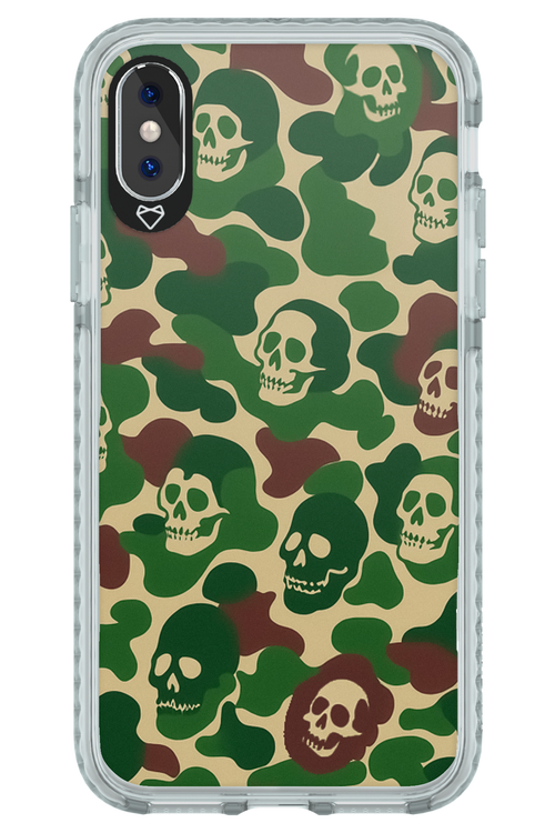 Camo Skull - Apple iPhone X