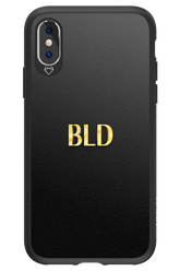 BLD GOLD LOGO - Apple iPhone XS