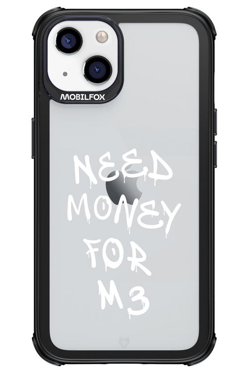 Need M3 Transparent White - Apple iPhone 13