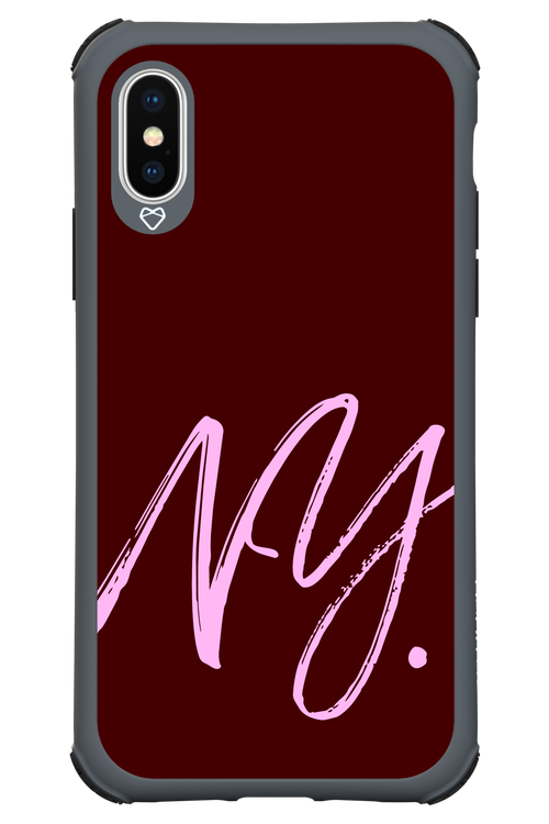 (Dark Blush) NY 2.0 - Apple iPhone X