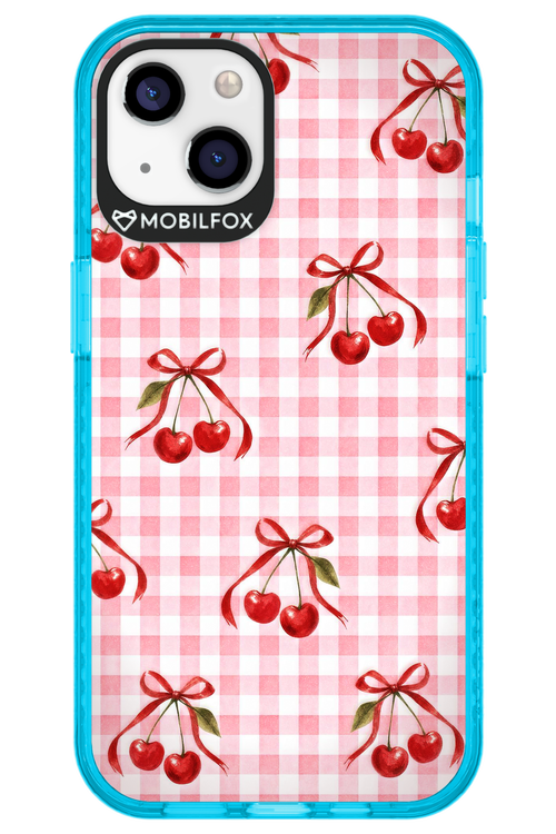 Pink Cherry Checked 2.0 - Apple iPhone 13