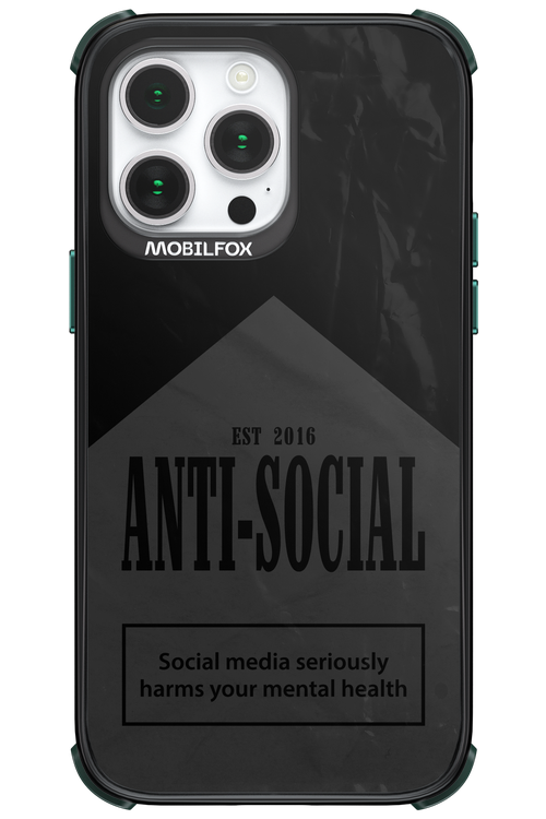 ANTI-SOCIAL (BLVCK) 2.0 - Apple iPhone 14 Pro Max