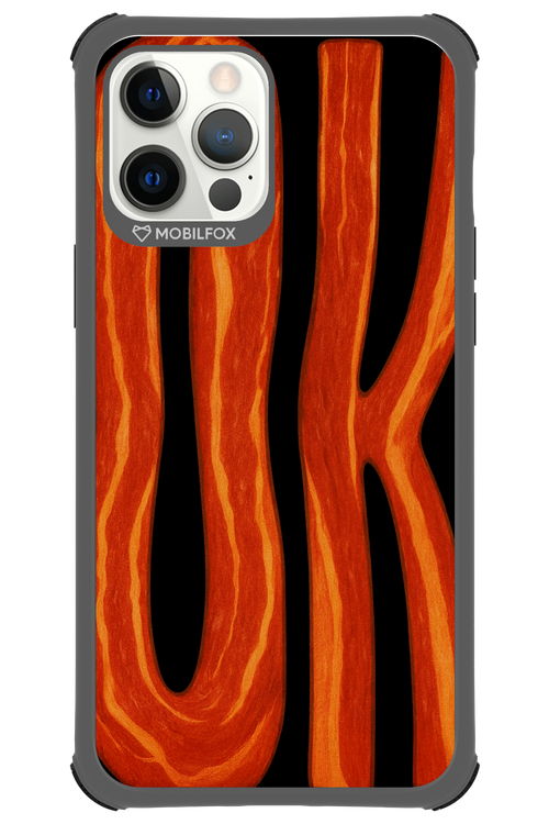 OK (Black-Red) - Apple iPhone 12 Pro Max