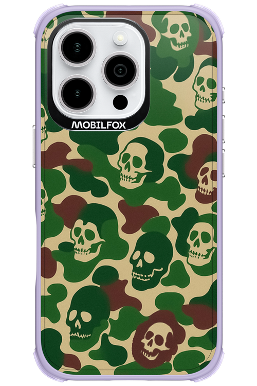 Camo Skull - Apple iPhone 16 Pro