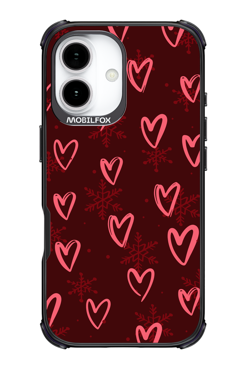 Christmas Hearts - Apple iPhone 17