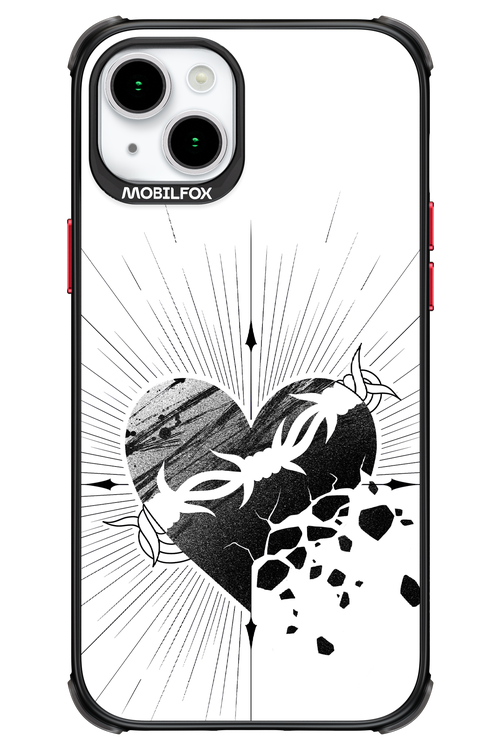 Fekete Szív 2.0 - Apple iPhone 15 Plus