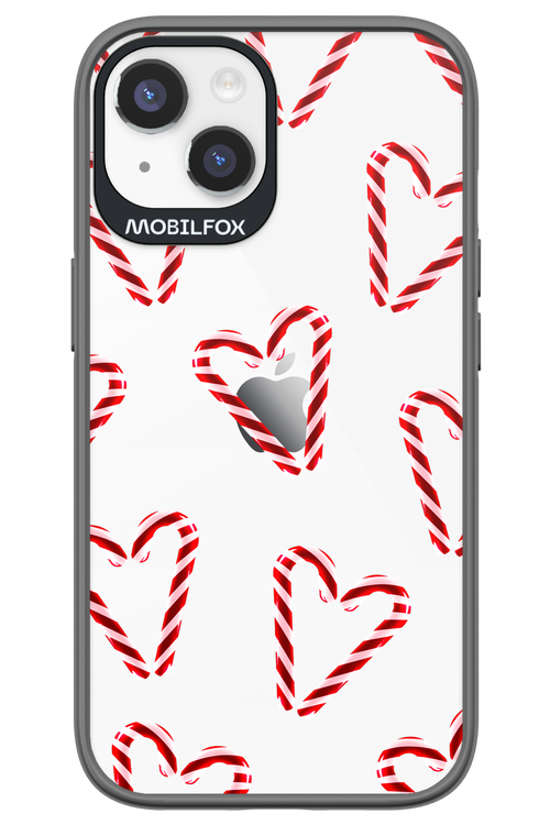 Candy Cane Hearts - Apple iPhone 14