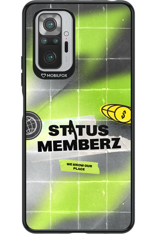 Status Memberz - Xiaomi Redmi Note 10 Pro