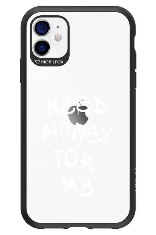 Need M3 Transparent White - Apple iPhone 11