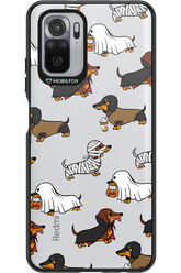 Scary Dachshund (Transparent) - Xiaomi Redmi Note 10