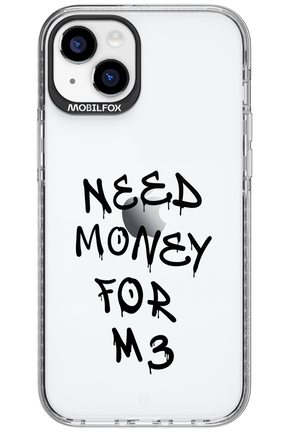Need M3 Transparent Black - Apple iPhone 15 Plus