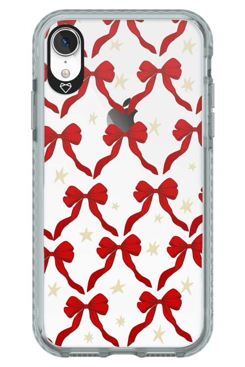 Bow & Stars (Transparent) - Apple iPhone XR