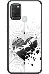 Fekete Szív - Samsung Galaxy A21 S