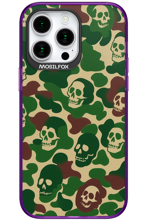 Camo Skull - Apple iPhone 15 Pro Max