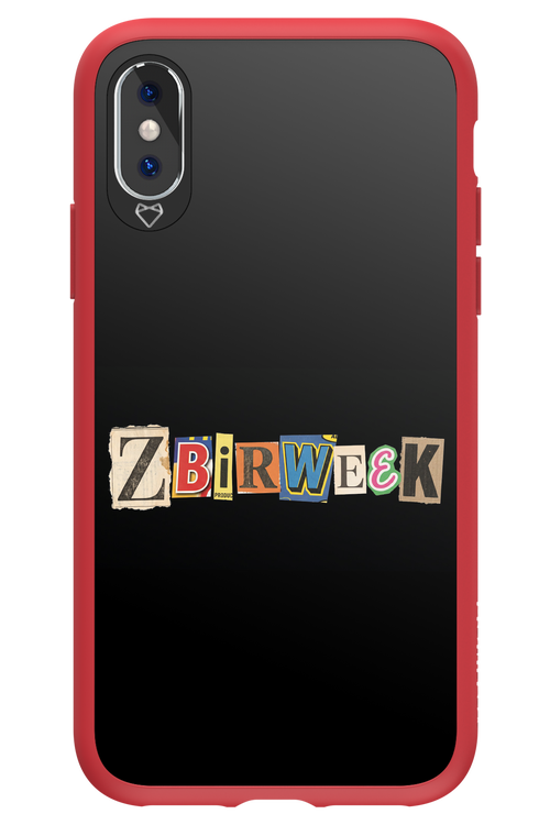 Zbirweek (black) 2.0 - Apple iPhone XS