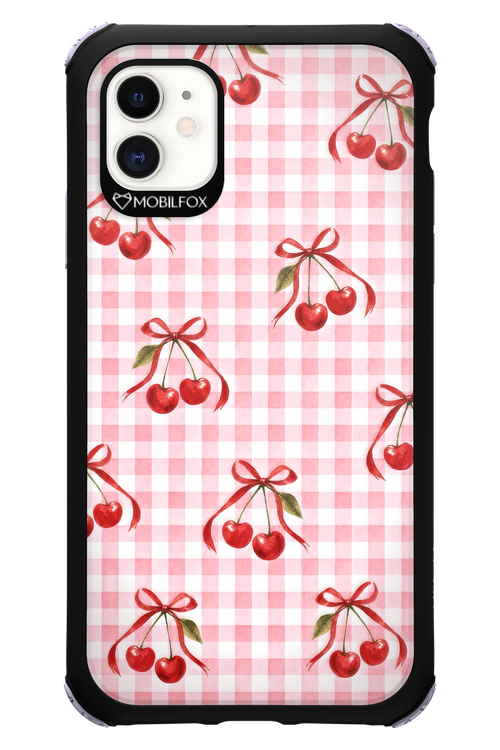 Pink Cherry Checked 2.0 - Apple iPhone 11