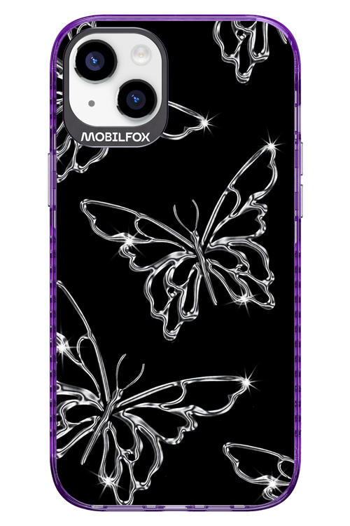 Silver Butterfly 2.0 - Apple iPhone 14 Plus
