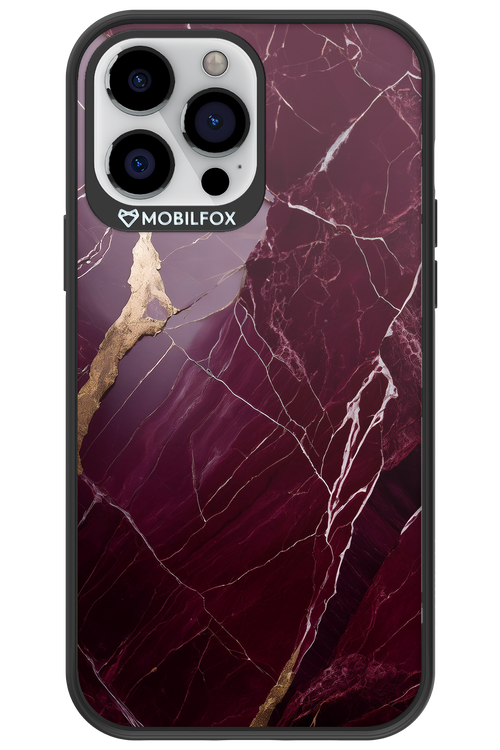 Burgundy Marble - Apple iPhone 13 Pro Max