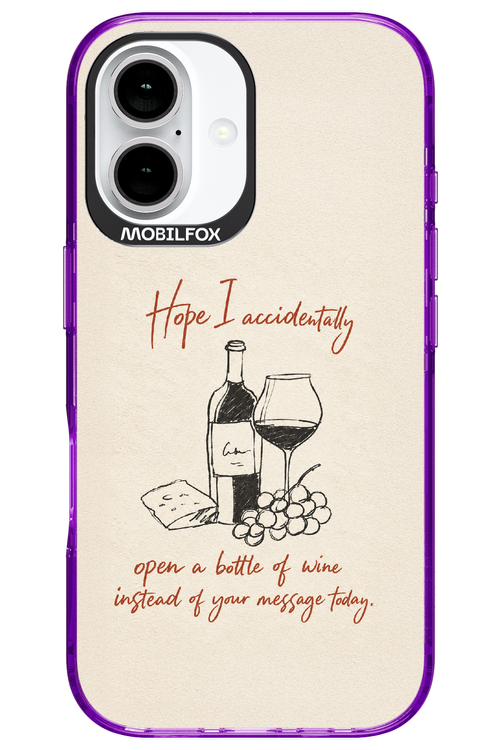 Bottle of wine 2.0 - Apple iPhone 16