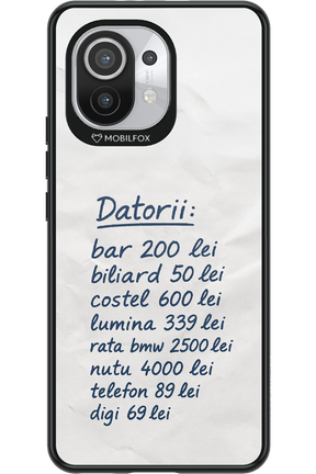 The List - Xiaomi Mi 11 5G