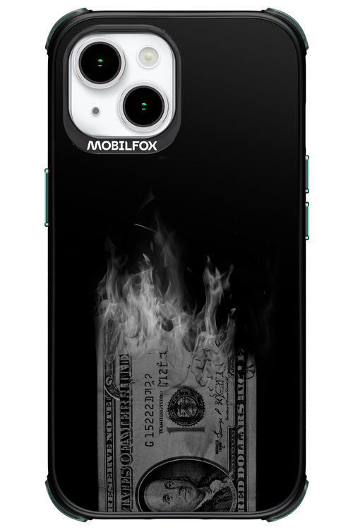 Money Burn B&W 2.0 - Apple iPhone 15