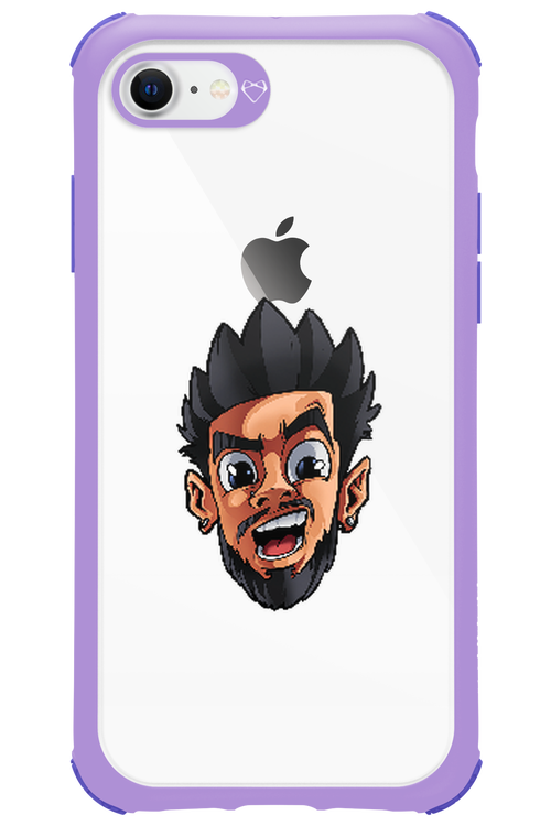 Bababa Head Only Transparent - Apple iPhone 8