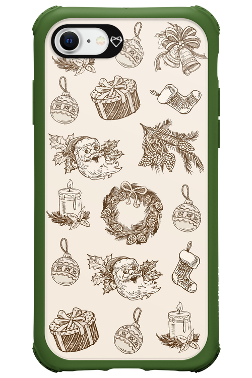 Christmas Paper - Apple iPhone SE 2020