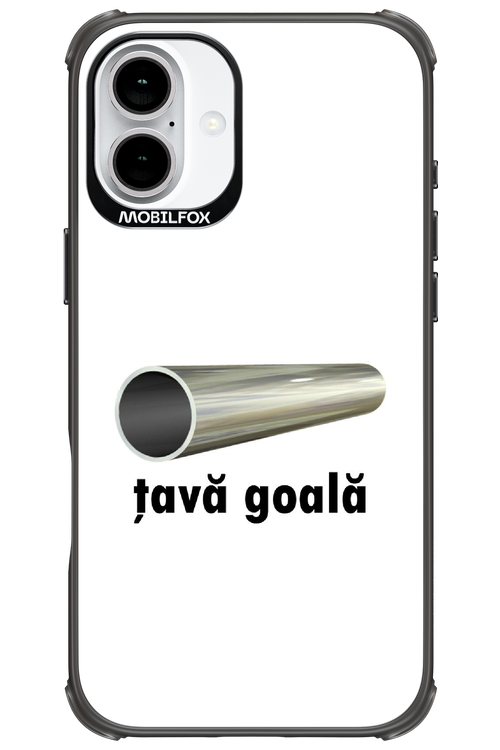 Țavă Goală White - Apple iPhone 16 Plus