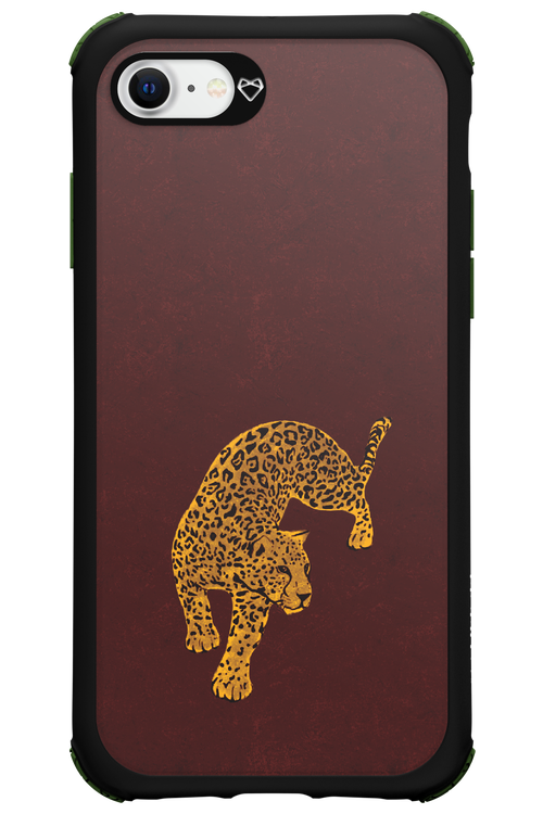 Burgundy Leopard - Apple iPhone 7