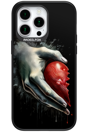 Painted Hearted Left - Apple iPhone 15 Pro Max
