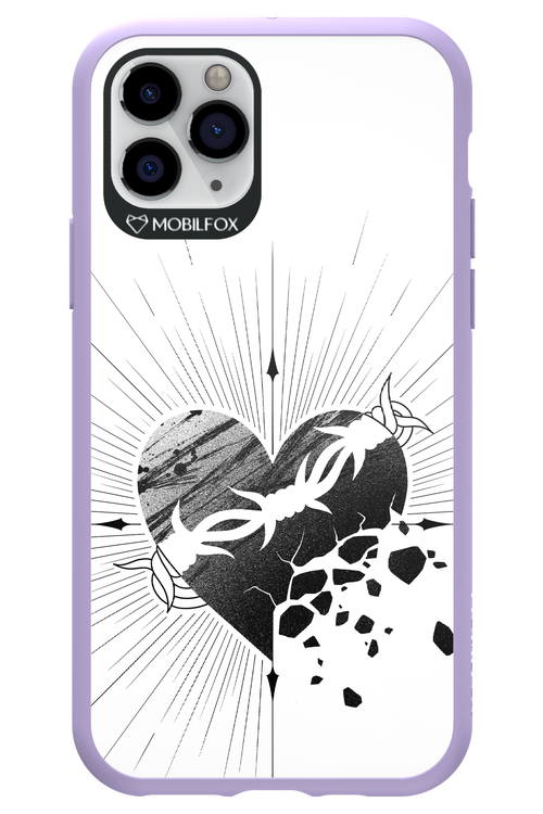 Fekete Szív - Apple iPhone 11 Pro